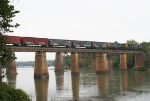 CSX Freight heading north 